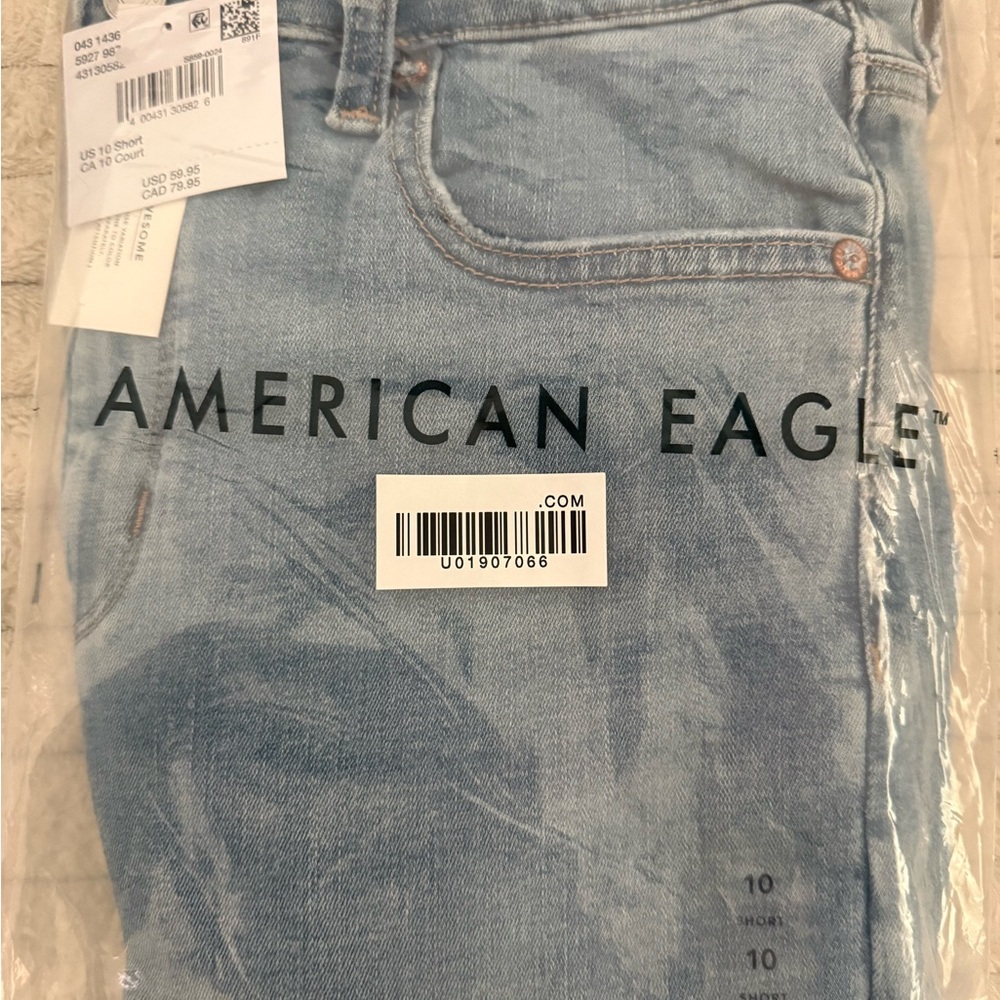 AE Next Level Ripped Super High-Waisted Flare Jean (Women’s) size 10 short NWT - Picture 11 of 11